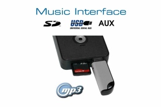 Digitales Music Interface USB SD AUX Quadlock für Audi, VW, Seat, Skoda