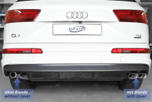 Installation kit SQ7 exhaust system for Audi Q7 4M [with exhaust trim]