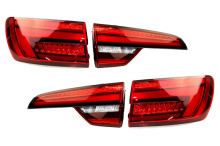 Complete kit LED taillights with dynamic turn signal for Audi A4 B9 Avant [No]