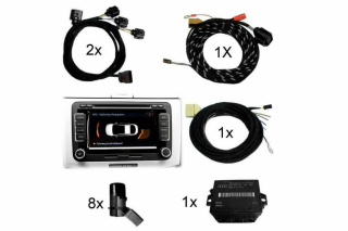 Park Pilot with OPS Front & Rear Retrofit for VW T5 7E