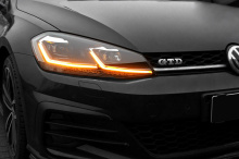 LED headlights with LED daytime running light DRL for VW Golf 7