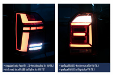 Complete kit darkened LED taillights T6.1 for VW T6 SG