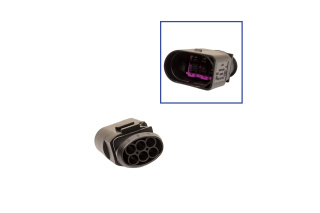 Reparatursatz Stecker 6 polig 1J0 973 833 Flachkontaktgehäuse für VW Audi Seat Skoda