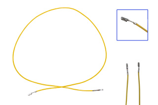 Reparaturleitung, Reparaturkabel, Einzelleitung MQS Quadlock selektiv vergoldet 0.5 wie 000 979 009